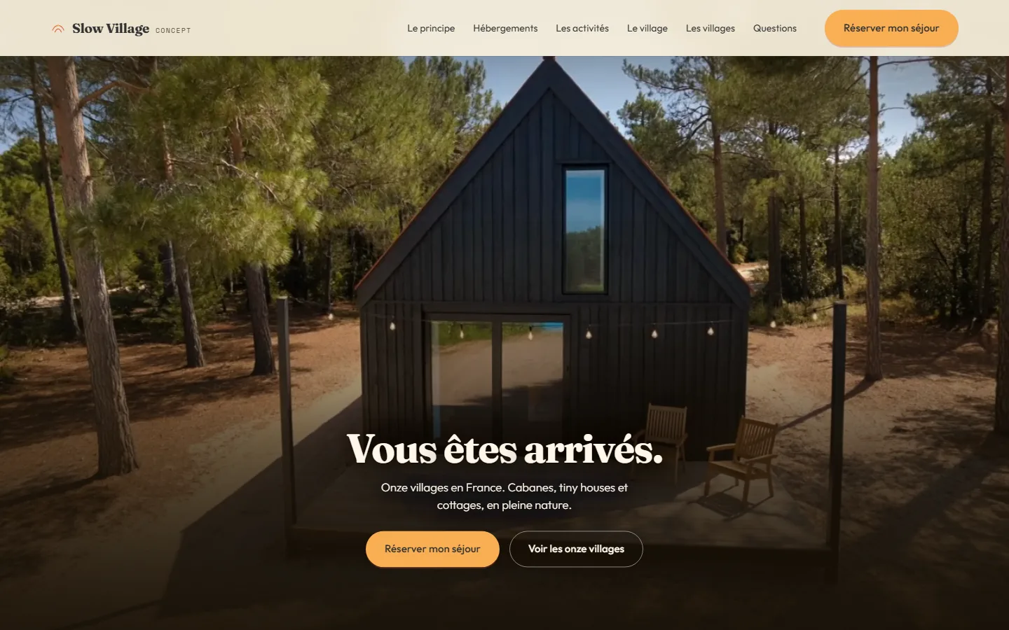 Slow Village, écran 2
